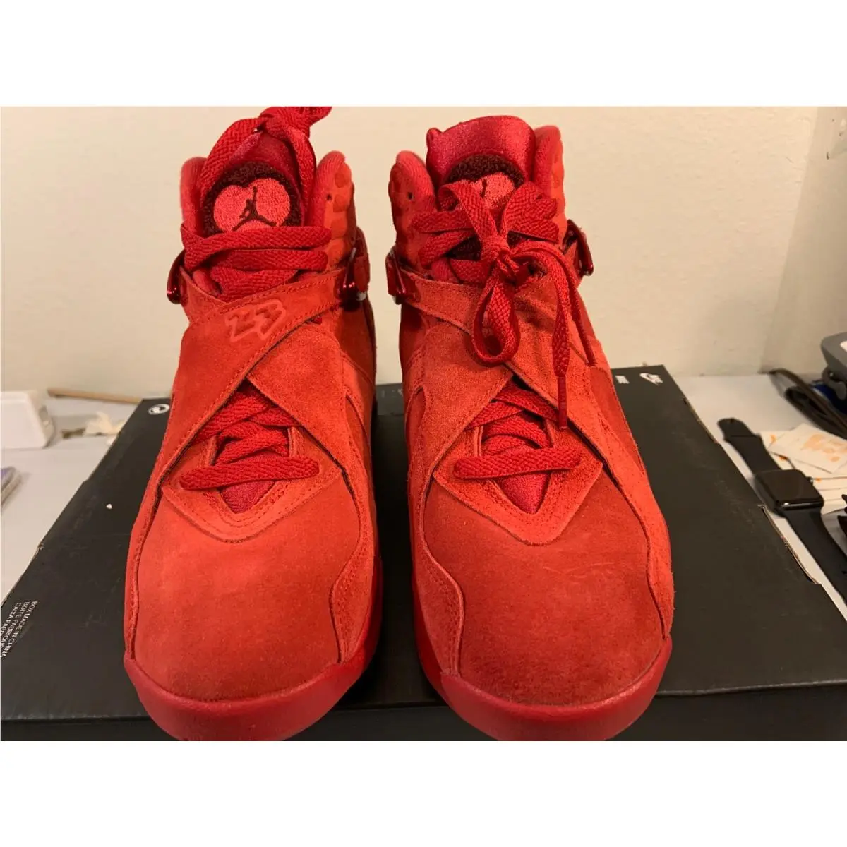 Nike shoes - Jordan 8 - AQ2449 614 - Red 4