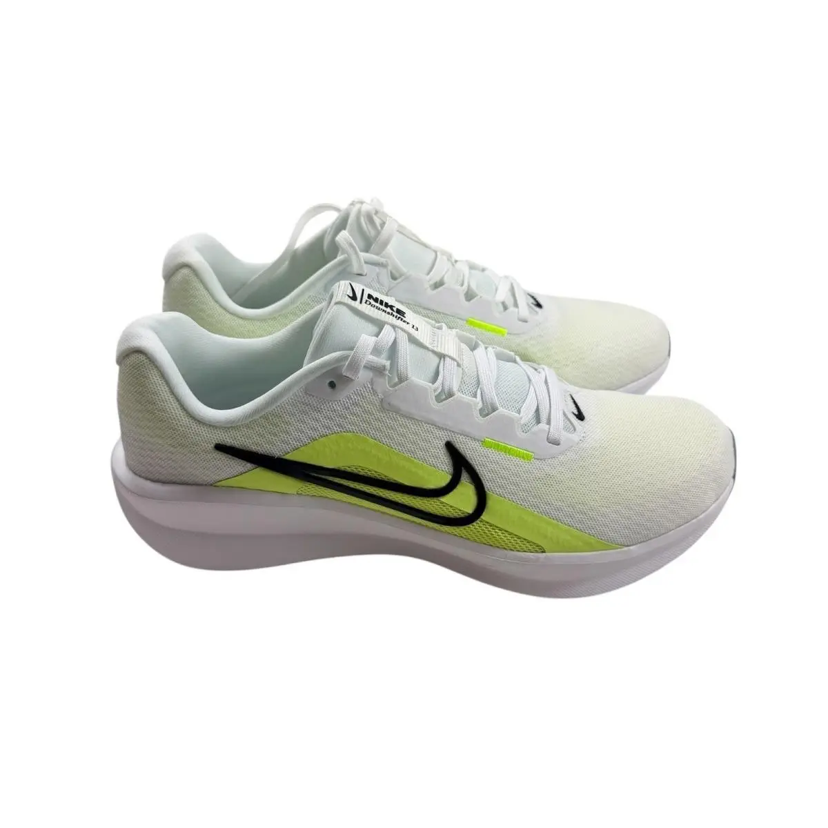 Downshifter 13 Men Running Shoes White Lemon Twist FD6454-105 Size 10.5 by Nike