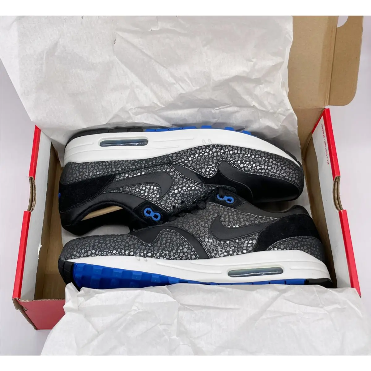 Nike shoes - Nike Air Max 1 Deluxe Safari - 684708 001 - Black 9