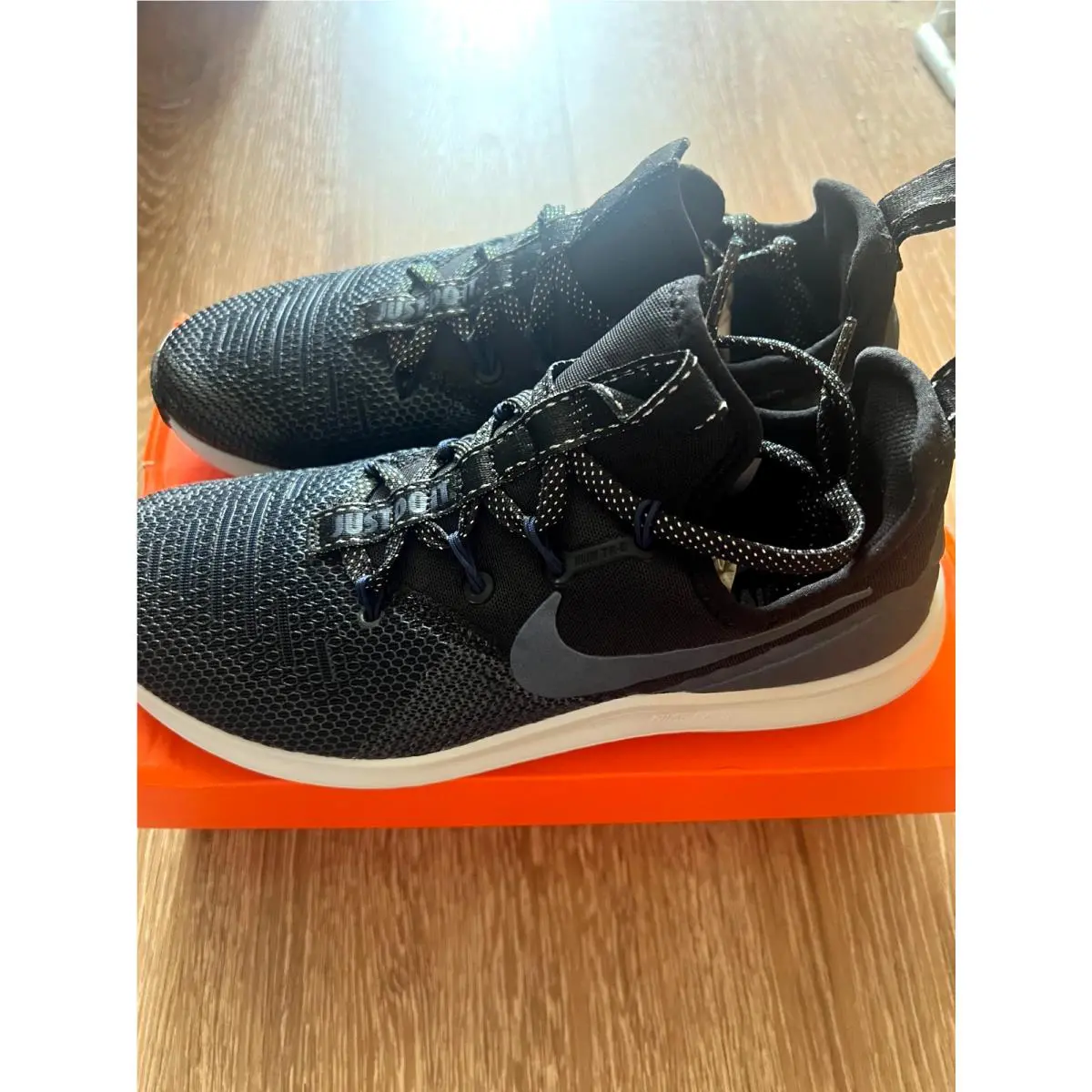 Womens Free TR 8 Athletic Running Shoes Black/metallic Size 7 by Nike