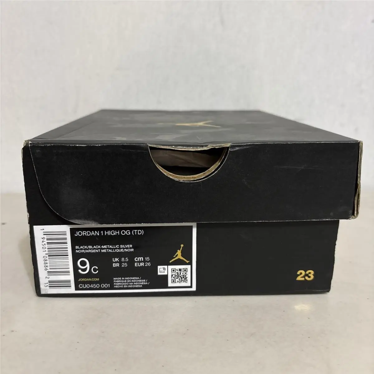 Nike shoes - Jordan 1 - Black 8
