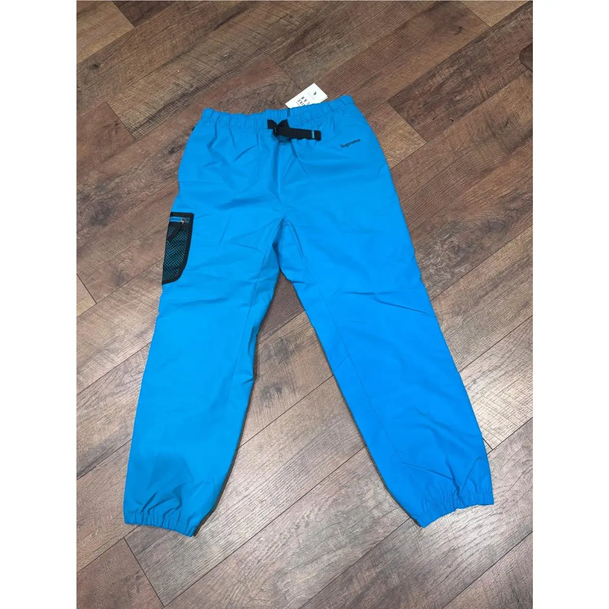 Nike x Supreme Trail Running Pants in Blue Men`s Size Medium 921636-407