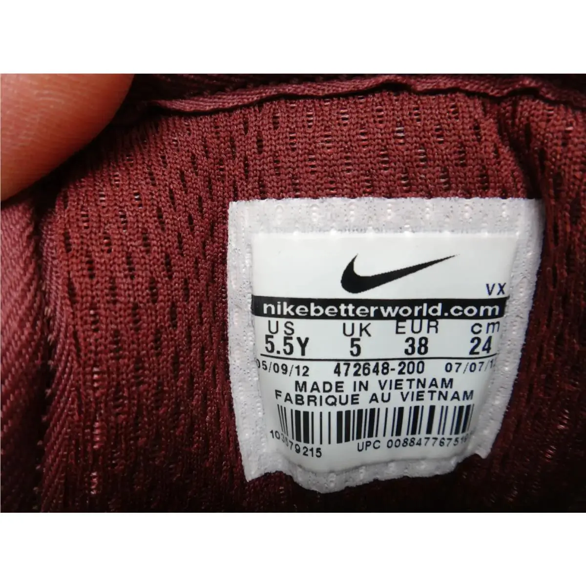 Nike shoes - Manoa LTH - Manoa LTH - Black Tea (Brown) Dark Team Red 8