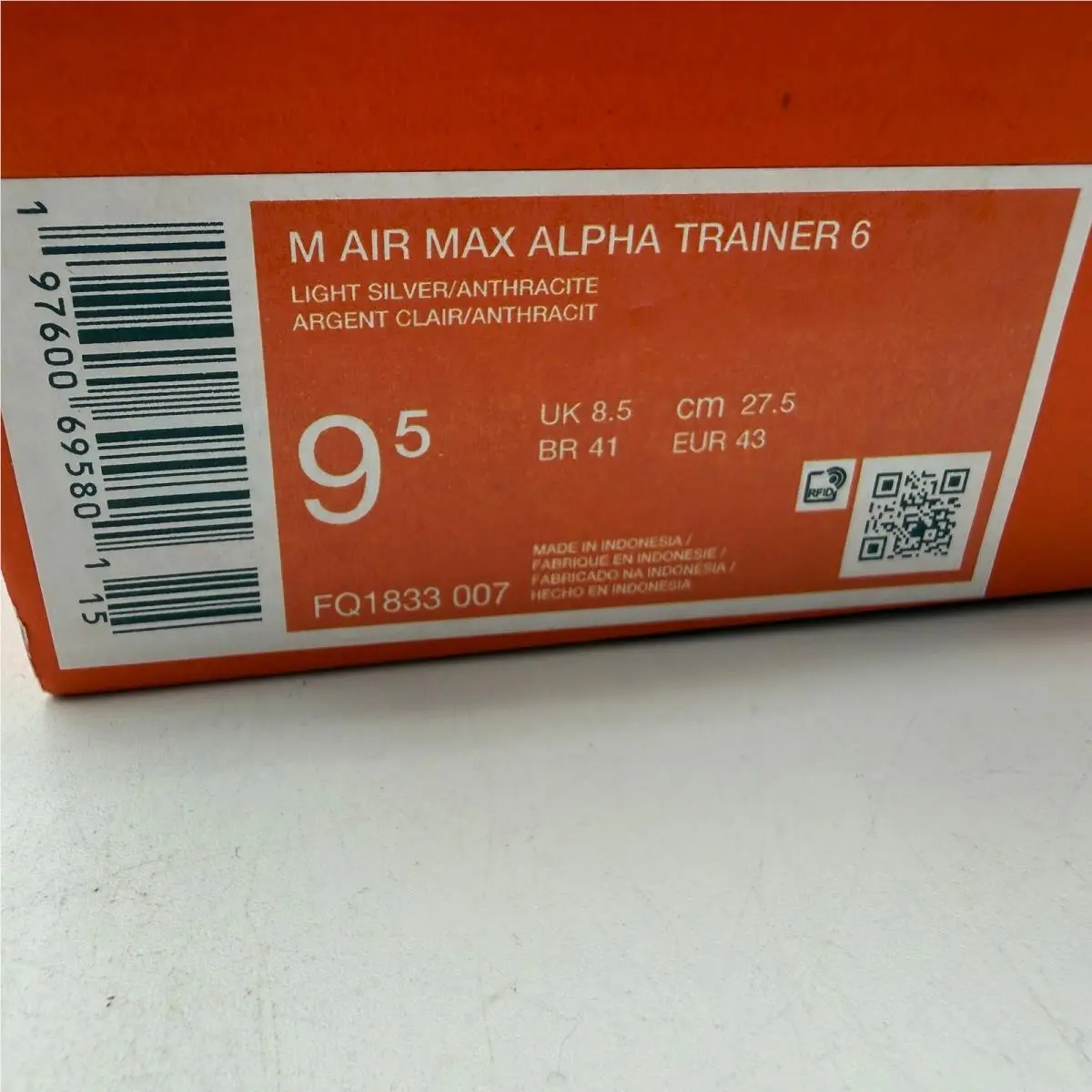 Nike shoes - Air Max Alpha Trainer 6 - Silver 5