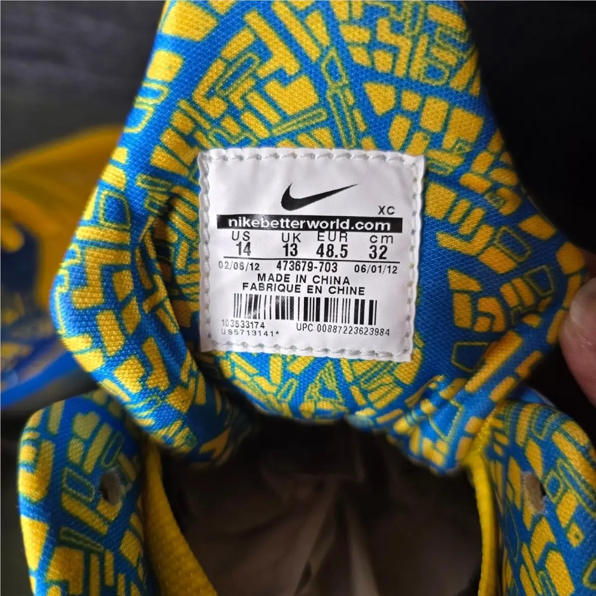 Nike shoes - KD IV - 473679 703 - Yellow 2