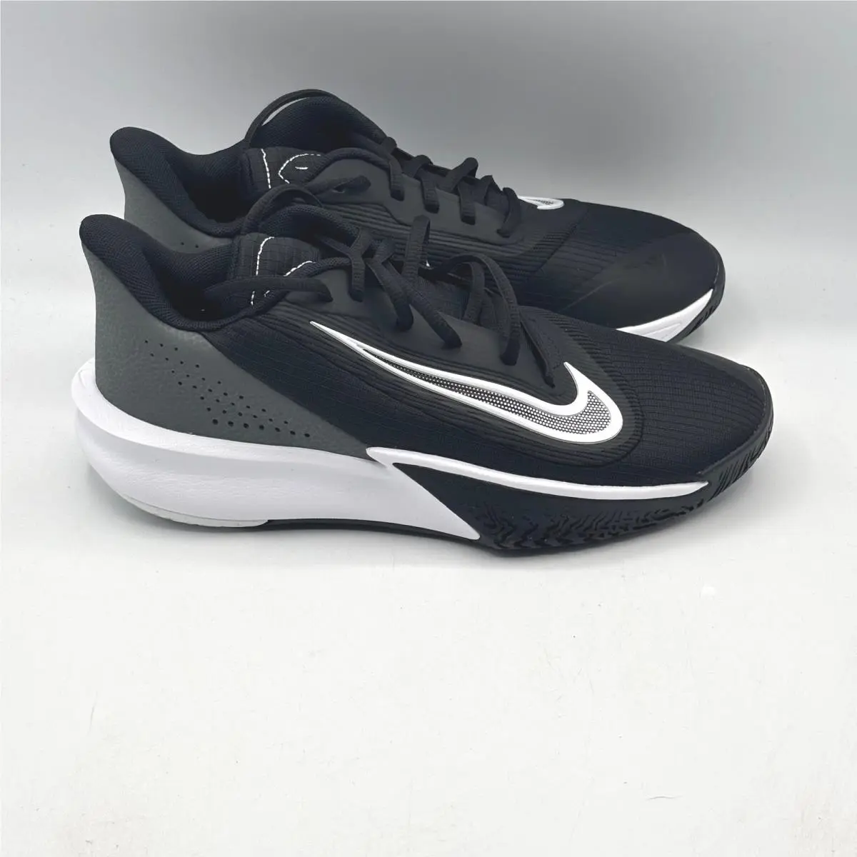 Precision Vii Basketball Mens 7 Black White Iron Grey FN4322-005 Low Top by Nike