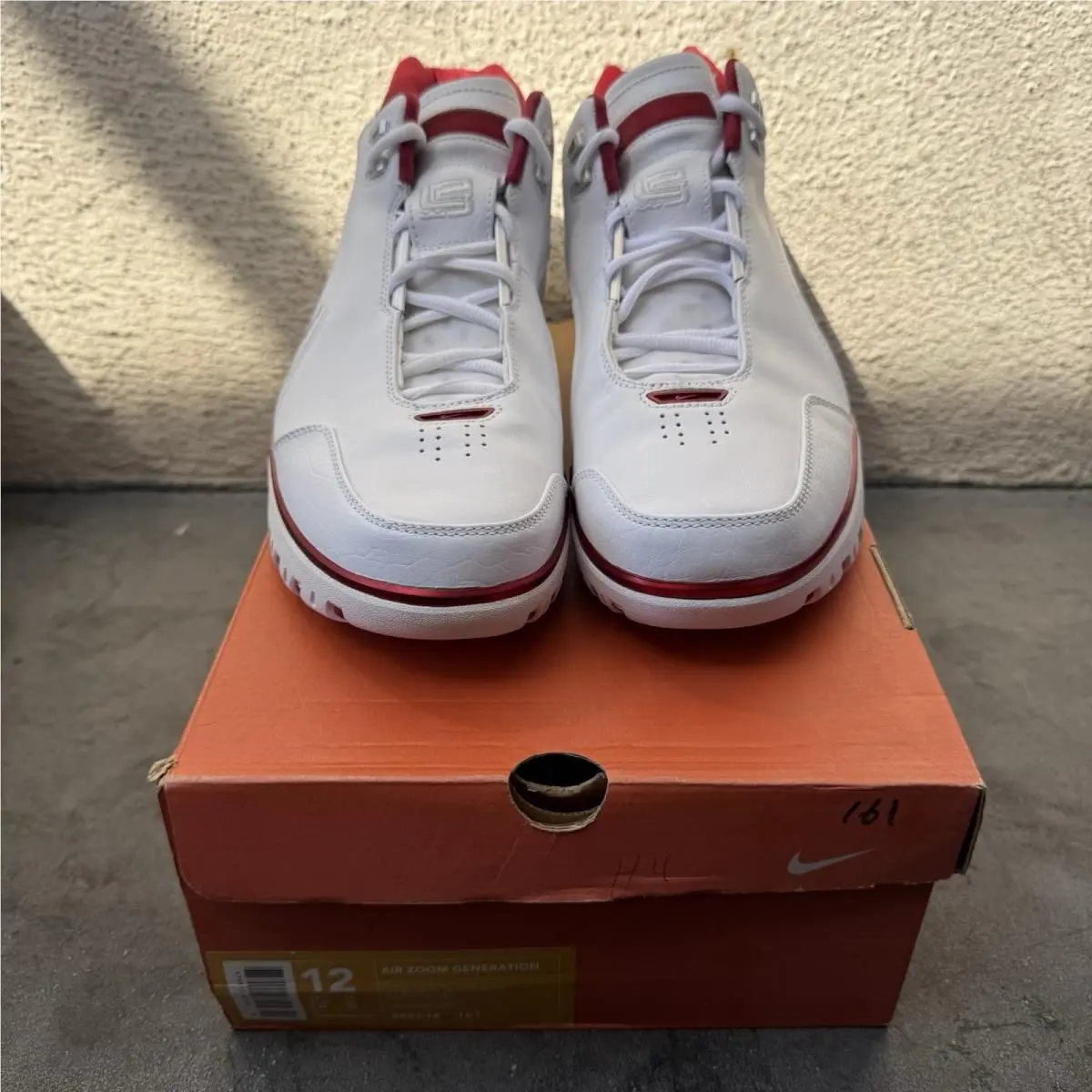 Nike shoes - Nike Air Zoom Generation - Air Zoom Generation - 308214-161 - White, Manufacturer: White/Varsity Crimson-Silver (UPC: 0675911187005) 1