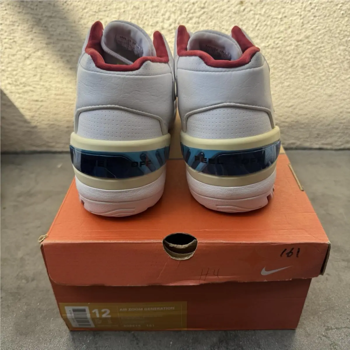 Nike shoes - Nike Air Zoom Generation - Air Zoom Generation - 308214-161 - White, Manufacturer: White/Varsity Crimson-Silver (UPC: 0675911187005) 3