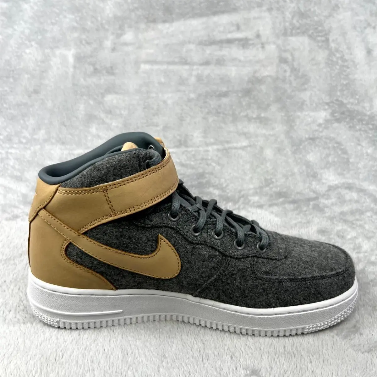 Nike shoes - Nike Air Force 1 07 Mid 857666-100 - 857666-100 - Gray 2