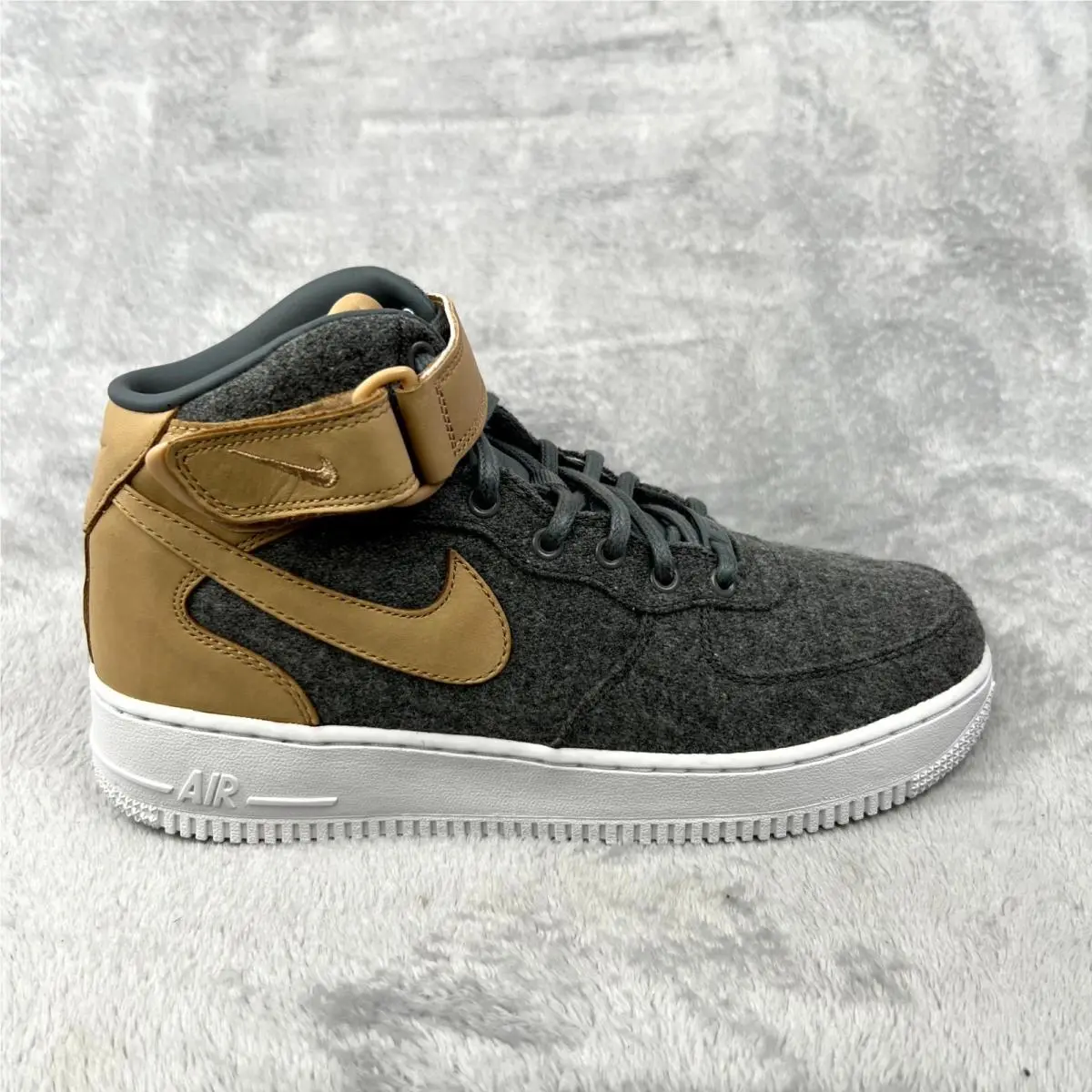 Nike shoes - Nike Air Force 1 07 Mid 857666-100 - 857666-100 - Gray 7