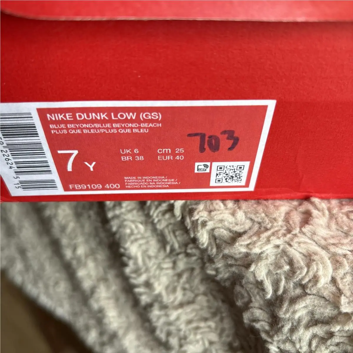 Nike shoes - Nike Dunk - Dunk - FB9109 400 - Blue 5
