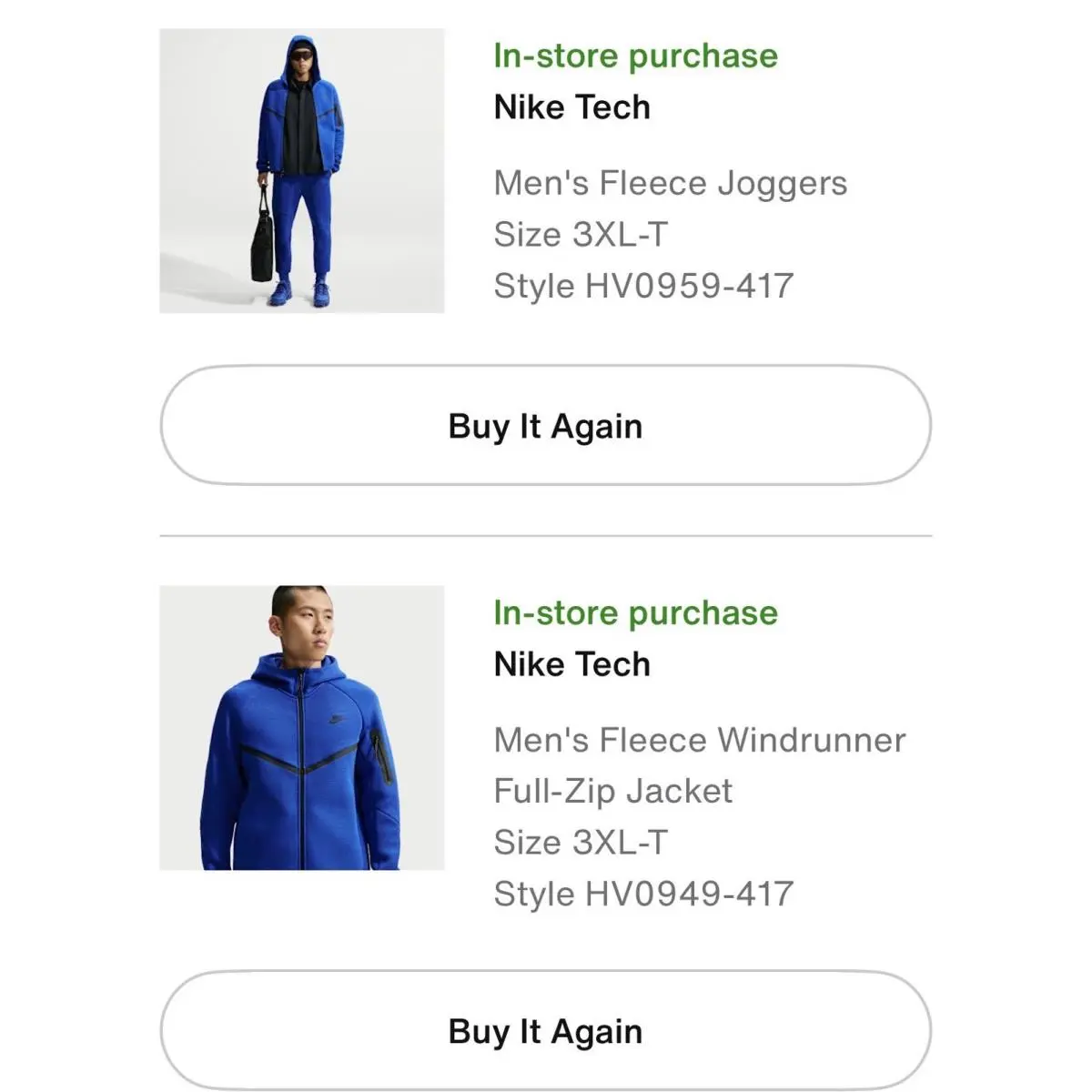 Nike clothing - Old Royal/Black 2
