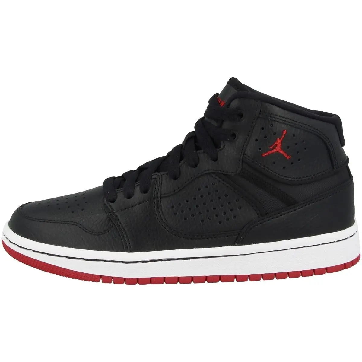 Nike Men`s Basketball Shoes Multicolour Black Gym Red White 001 7 UK 8 US