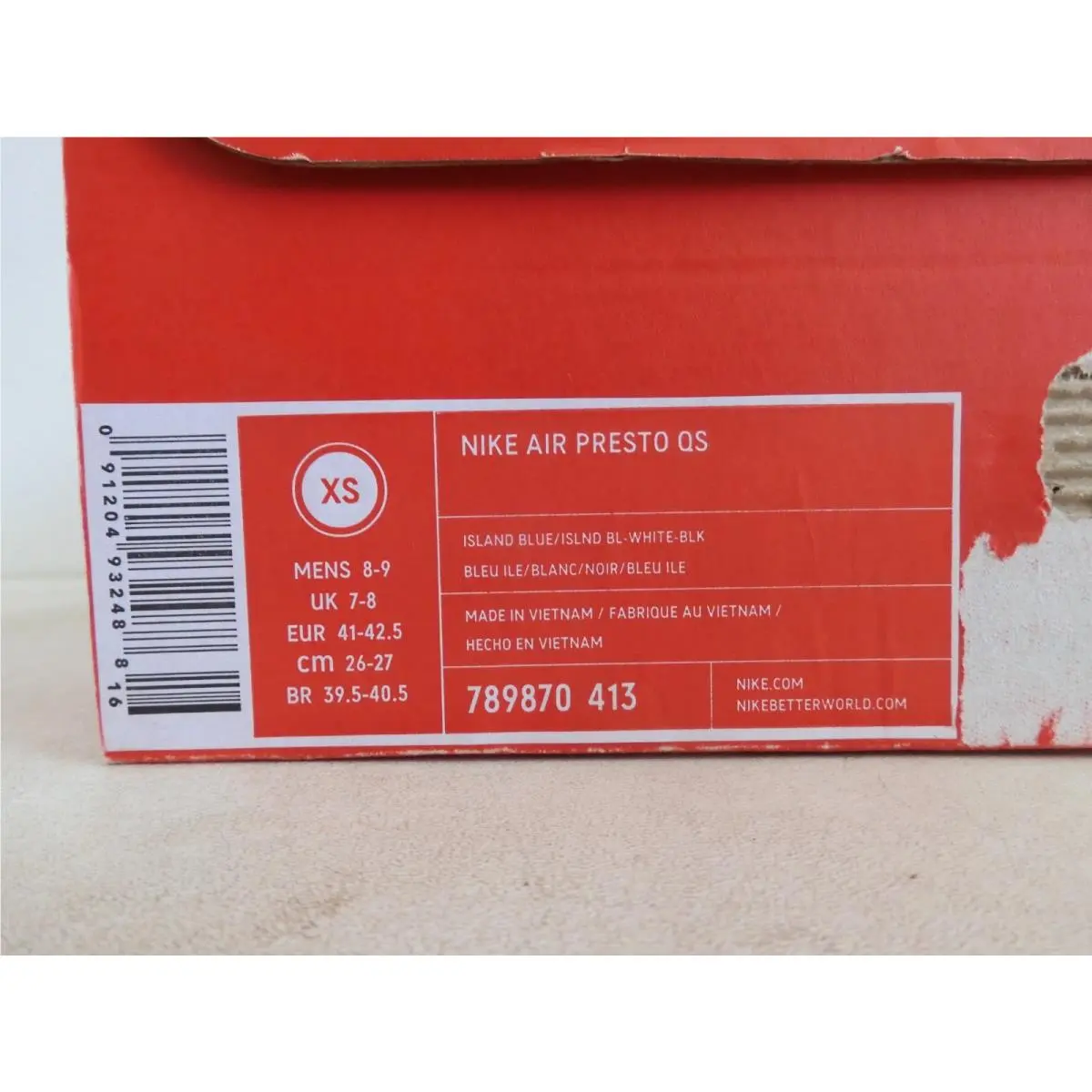 Nike shoes - Nike Air Presto - Air Presto - 789870 413 - Blue (UPC: 091204932488) 7