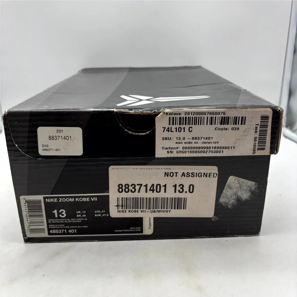 Nike shoes - Nike Zoom Kobe 7 488371-401 - 488371-401 - Green Blue Black (UPC: 886737526613) 6