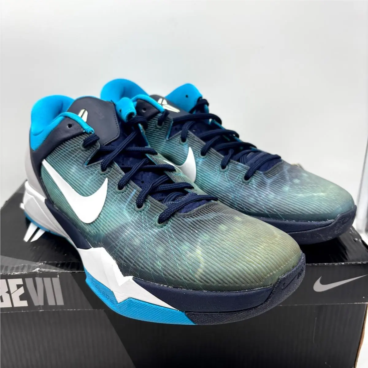 Nike shoes - Nike Zoom Kobe 7 488371-401 - 488371-401 - Green Blue Black (UPC: 886737526613) 0