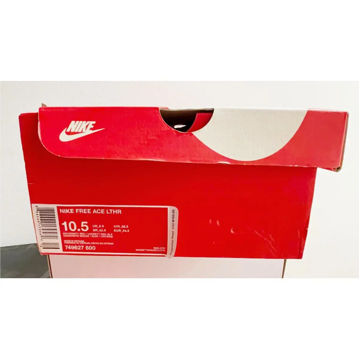 Nike shoes - Free Ace Leather - Free Ace Leather - 749627-600 - Red 9