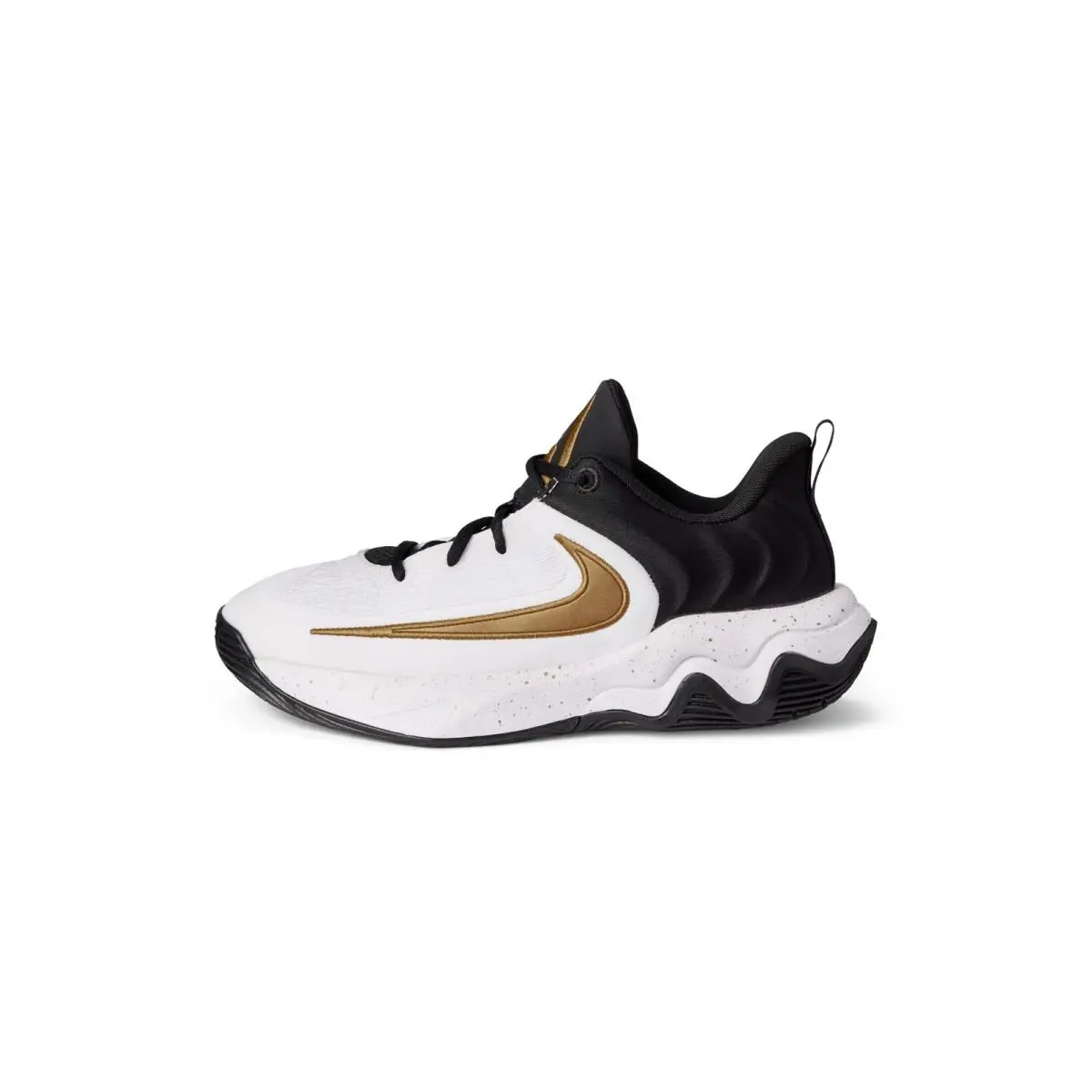 Big Kid`s Giannis Immortality 4 Basketball Shoe Black/metallic Gold 5Y by Nike