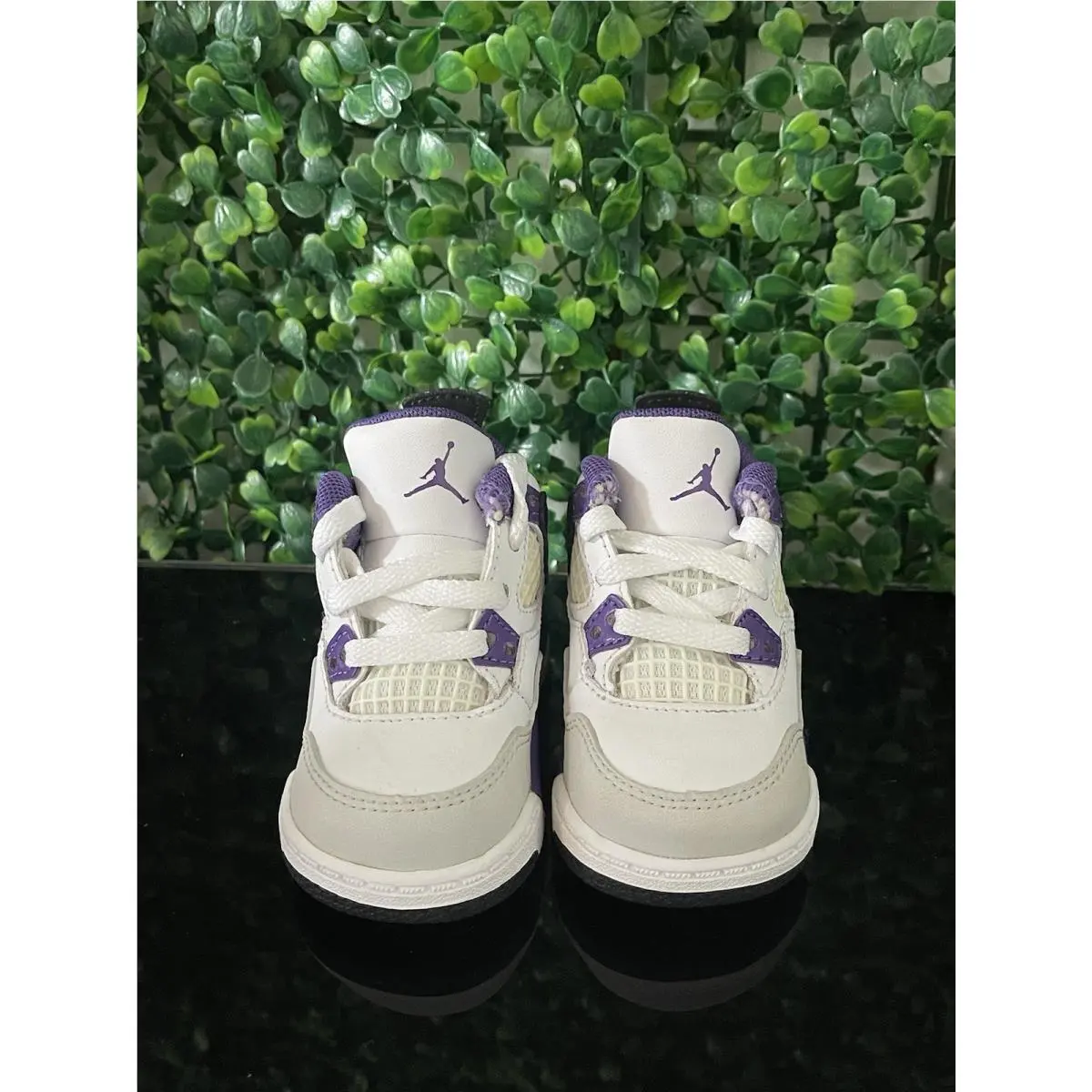 Nike shoes - Jordan 4 Retro - Retro - White/Violet/Gray (UPC: 0685068041198) 4