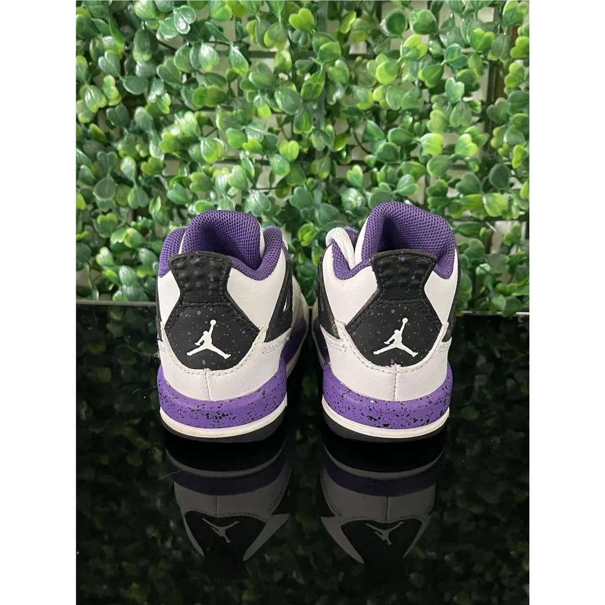 Nike shoes - Jordan 4 Retro - Retro - White/Violet/Gray (UPC: 0685068041198) 5