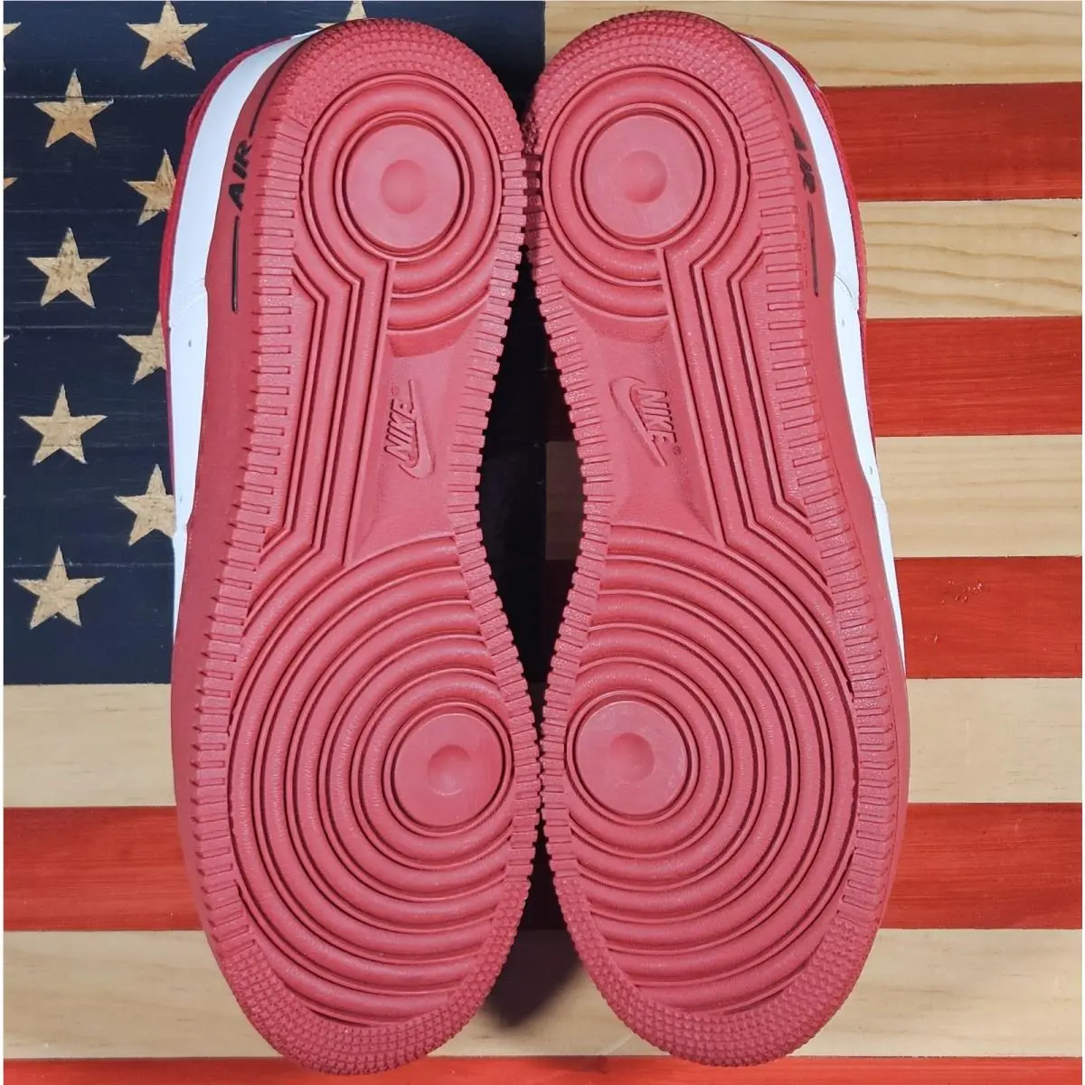 Nike shoes - Nike Air Force 1 - Air Force - 306353-163 - White, way: White/Varsity-Red/Black 8