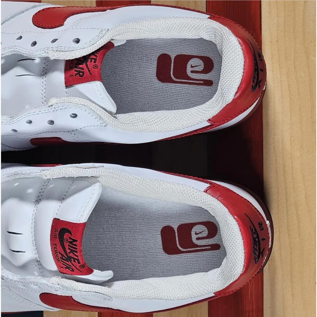 Nike shoes - Nike Air Force 1 - Air Force - 306353-163 - White, way: White/Varsity-Red/Black 5