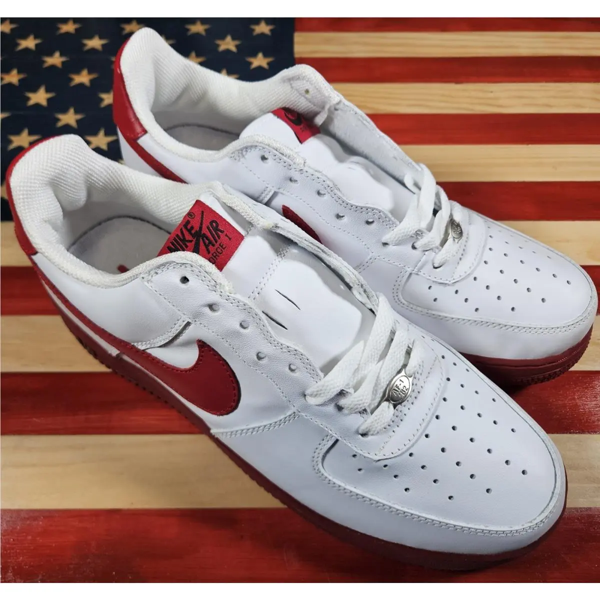 Nike shoes - Nike Air Force 1 - Air Force - 306353-163 - White, way: White/Varsity-Red/Black 7