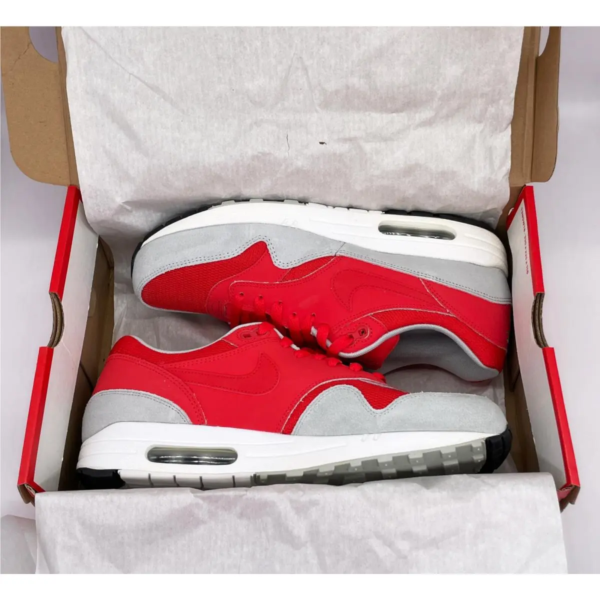 Nike shoes - Air Max 1 - Air Max - 537383-600 - Red Gray 9