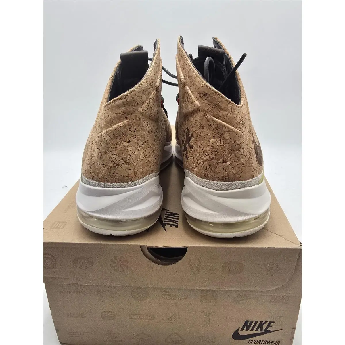 Nike shoes - Nike LeBron X EXT Cork QS - 580890-200 - Brown 2