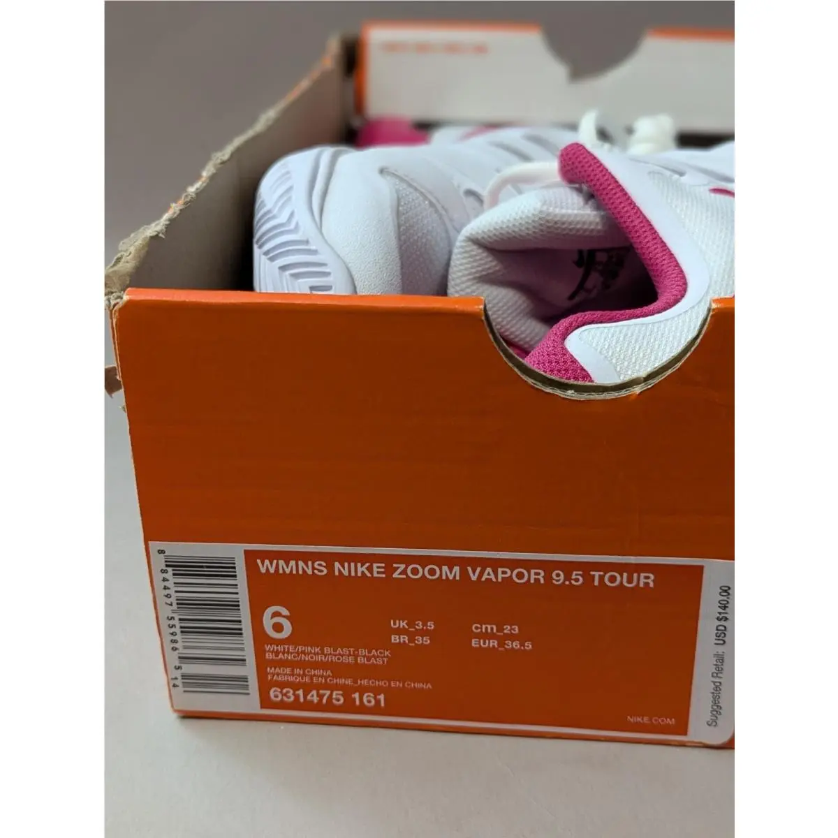 Nike shoes - Nike Zoom Vapor - Zoom Vapor - 631475-161 - White (UPC: 884497559865) 3
