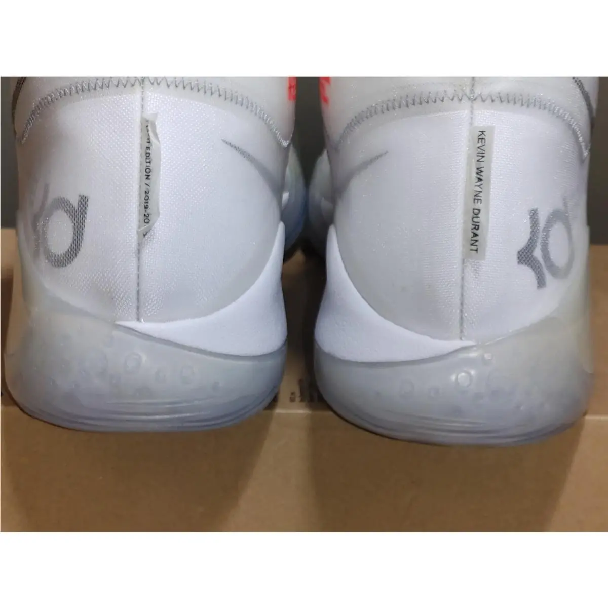 Nike shoes - Nike KD 12 - CK1195-101 - White Wolf Grey, Multi-Colored (UPC: 00193152710504) 8