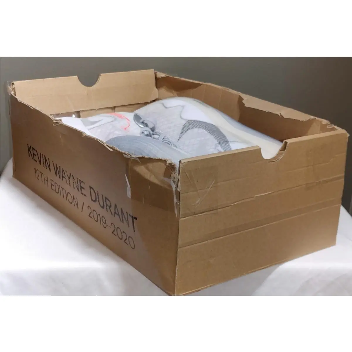Nike shoes - Nike KD 12 - CK1195-101 - White Wolf Grey, Multi-Colored (UPC: 00193152710504) 13