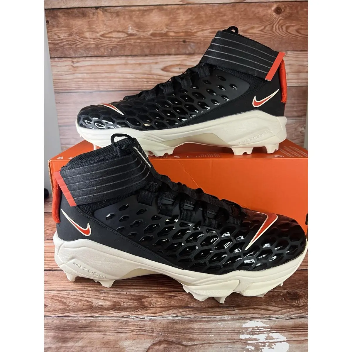 Football Cleats Oregon State PE Mens 13 Force Savage Pro 2 Shark Lineman by Nike