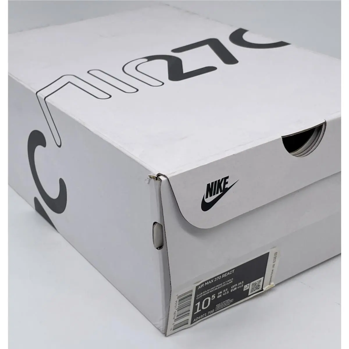 Nike shoes - Air Max 270 React - Air Max React - AO4971-700 - Gold Whtie 12