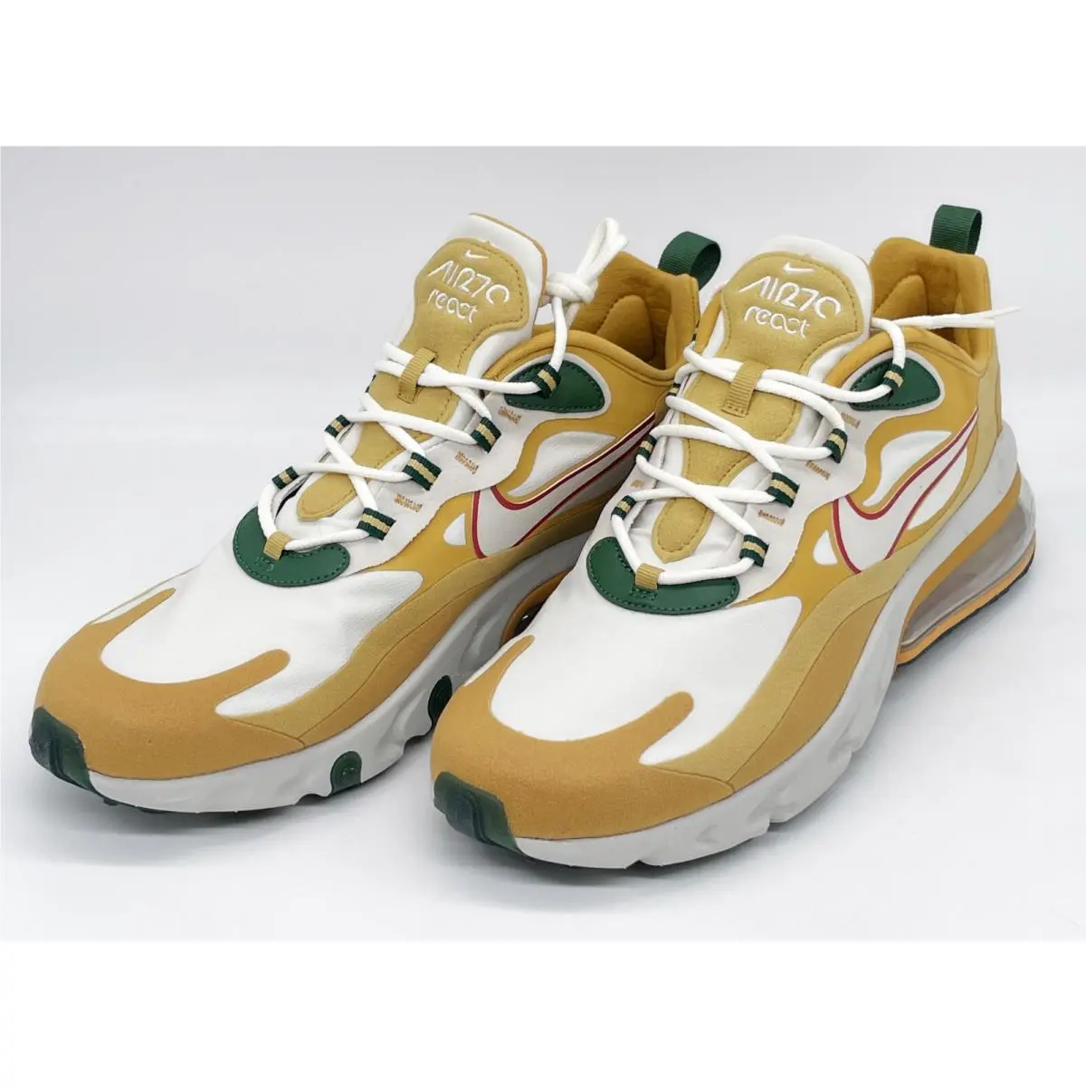 Nike shoes - Air Max 270 React - Air Max React - AO4971-700 - Gold Whtie 2