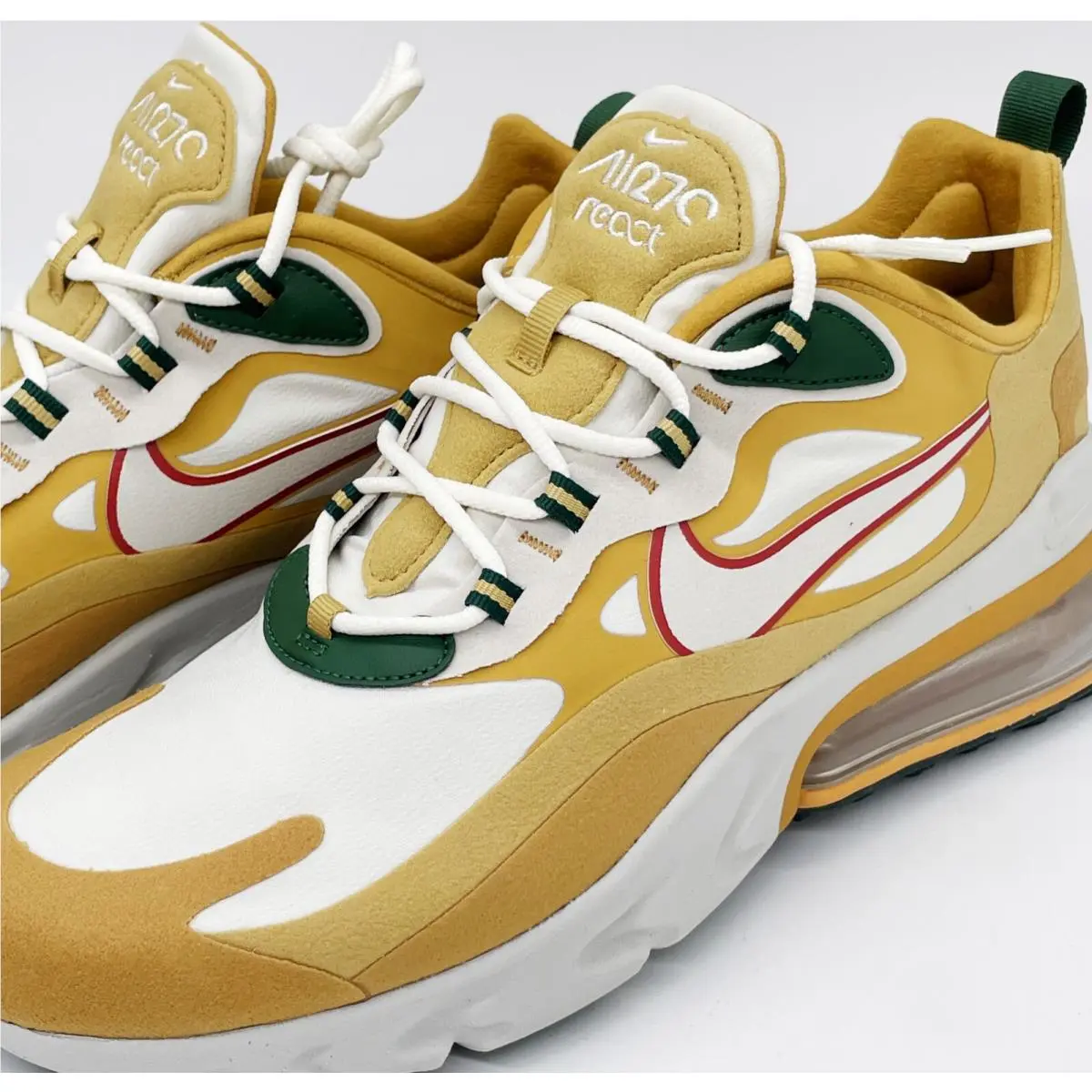 Nike shoes - Air Max 270 React - Air Max React - AO4971-700 - Gold Whtie 3