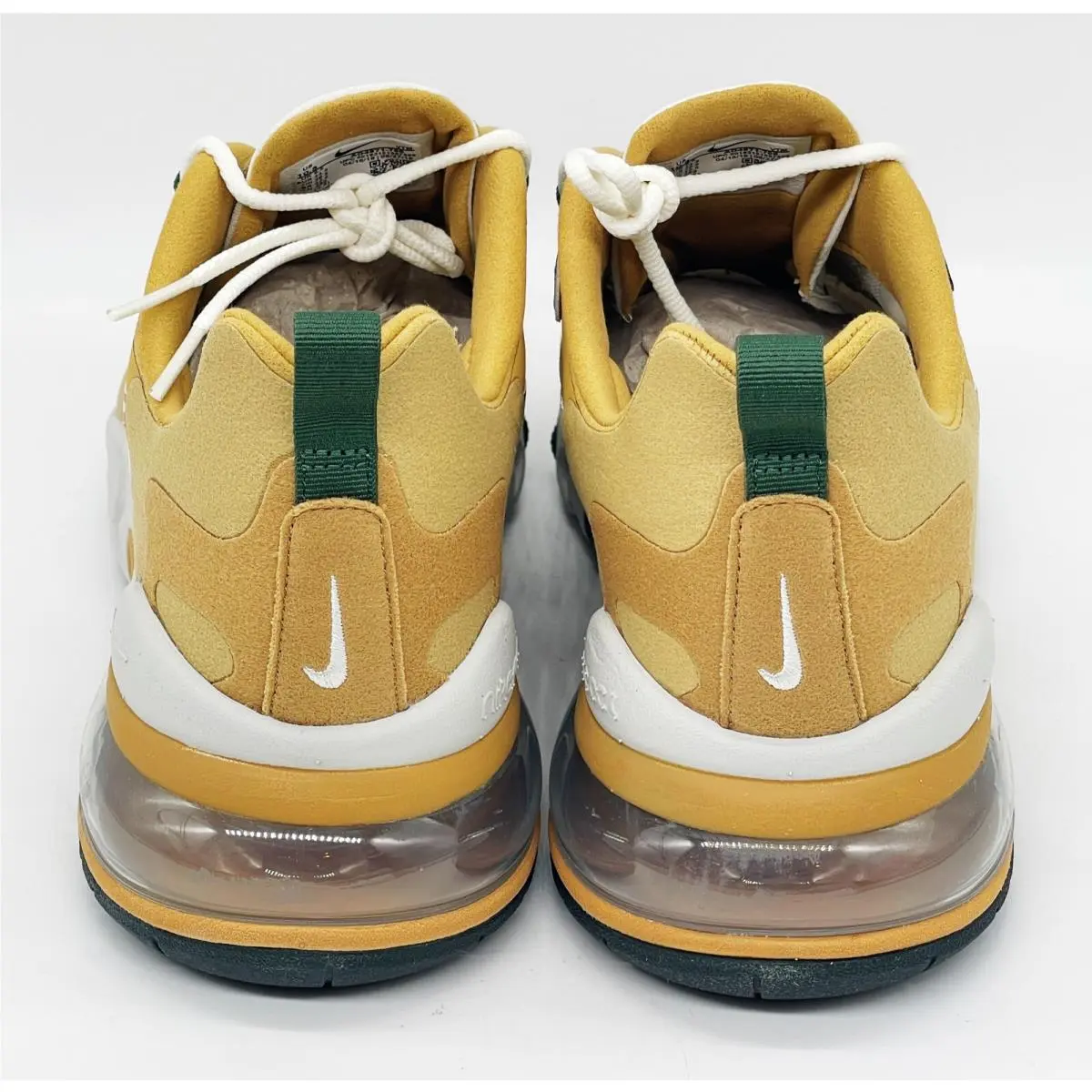 Nike shoes - Air Max 270 React - Air Max React - AO4971-700 - Gold Whtie 4