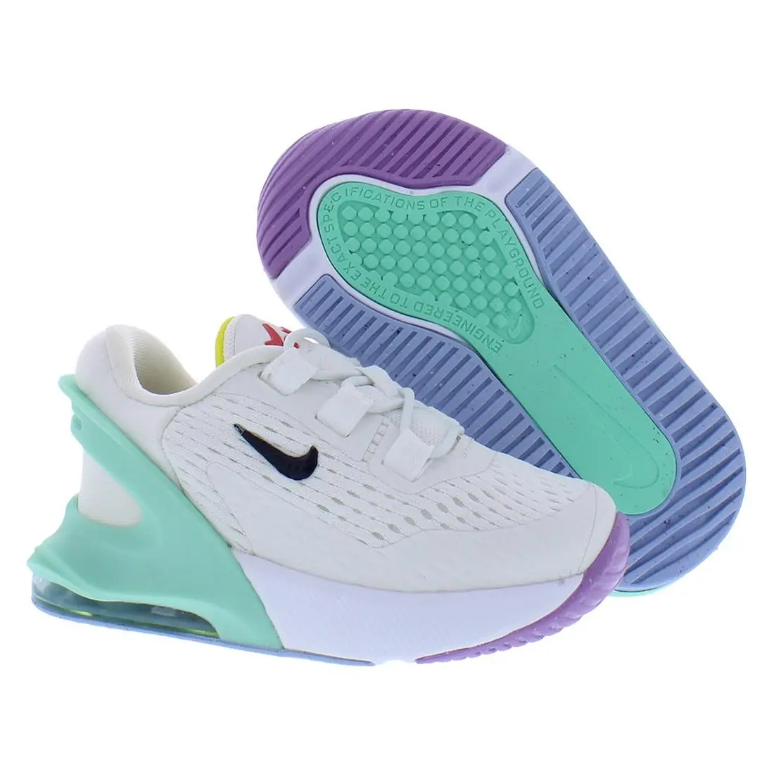 Nike Air Max 270 Go Infant/toddler Shoes Size 8 Color: White/green