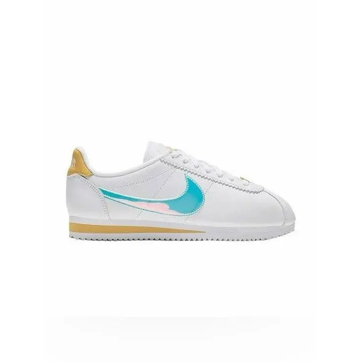 Women`s Classic Cortez `white Topaz Gold` CI9914-100 Size 10 by Nike