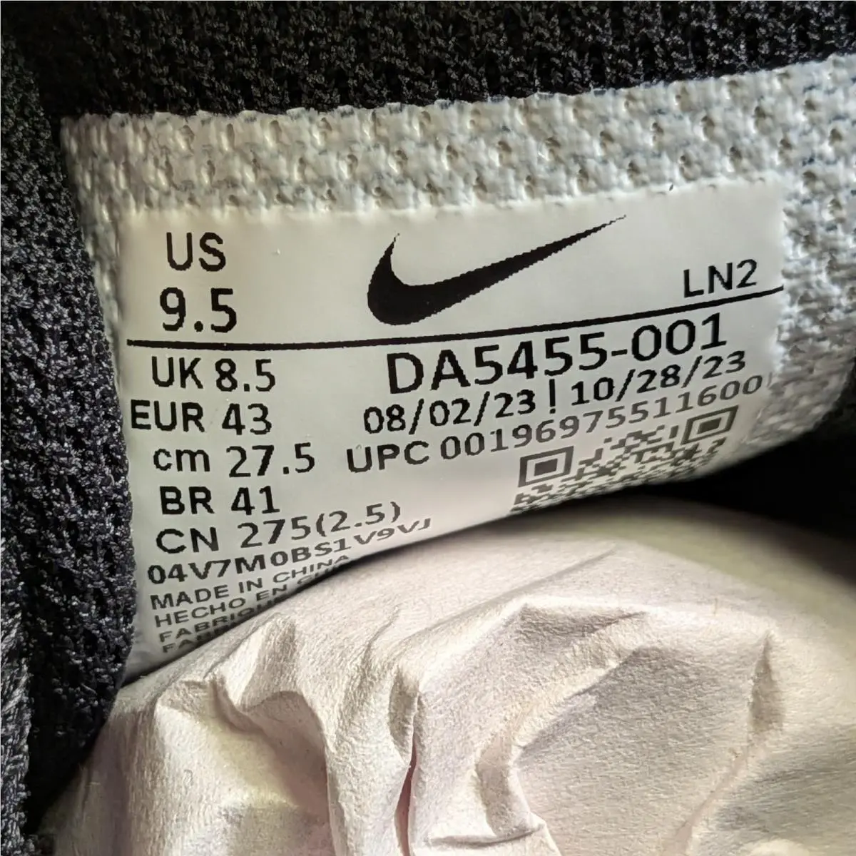 Nike shoes - Nike Vapor Edge - Vapor Edge - DA5455-001 - Black (UPC: 196975511600) 5