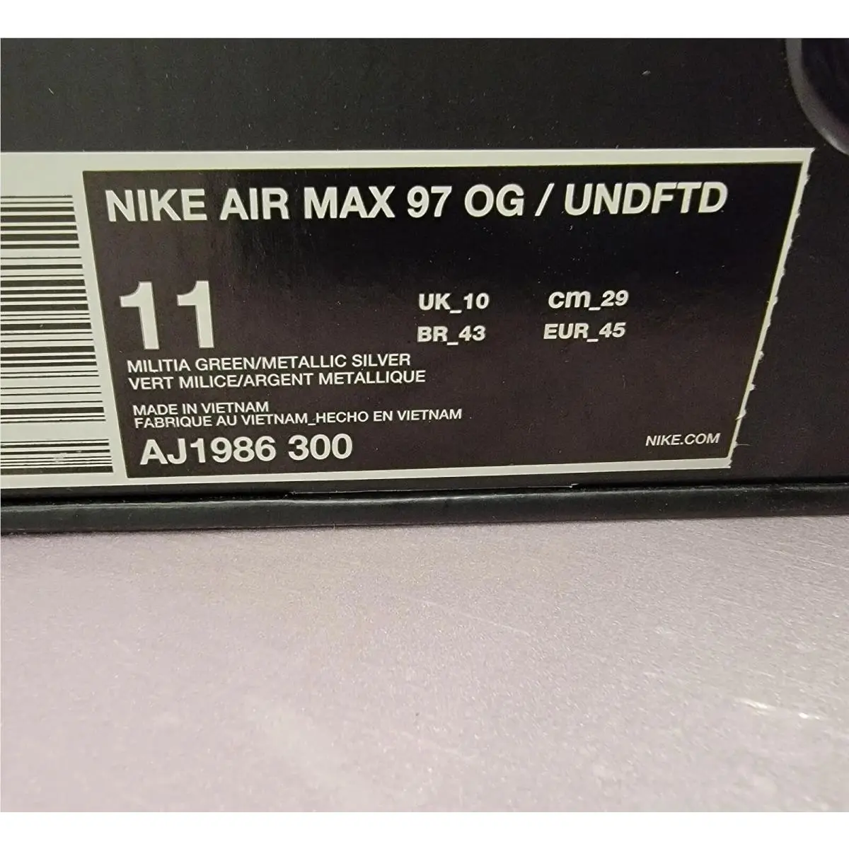 Nike shoes - Nike Air Max 97 - Air Max - AJ1986 300 - Green 9