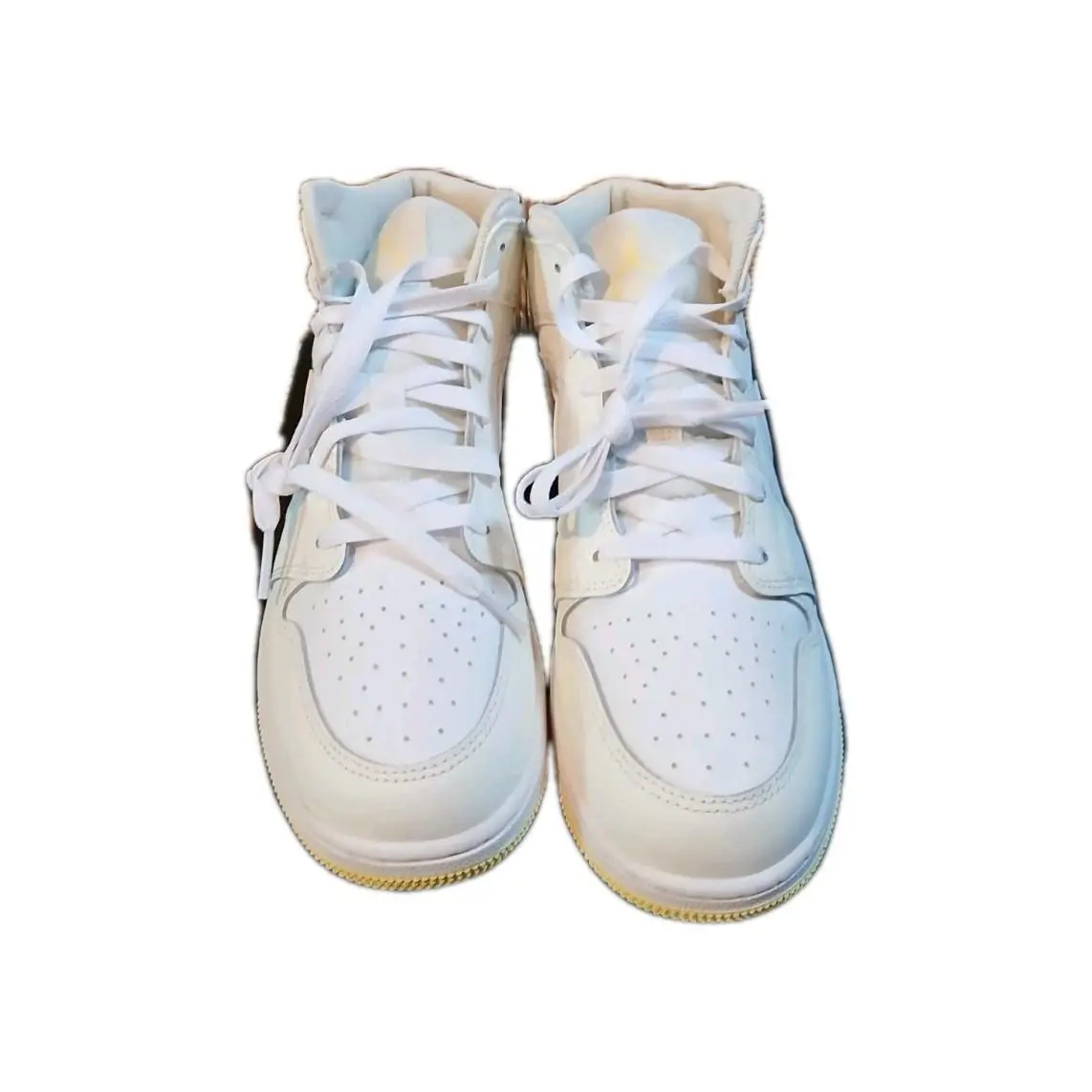 Air Jordan 1 Mid Gs Laser Orange Yellow White FD8780 181 by Nike