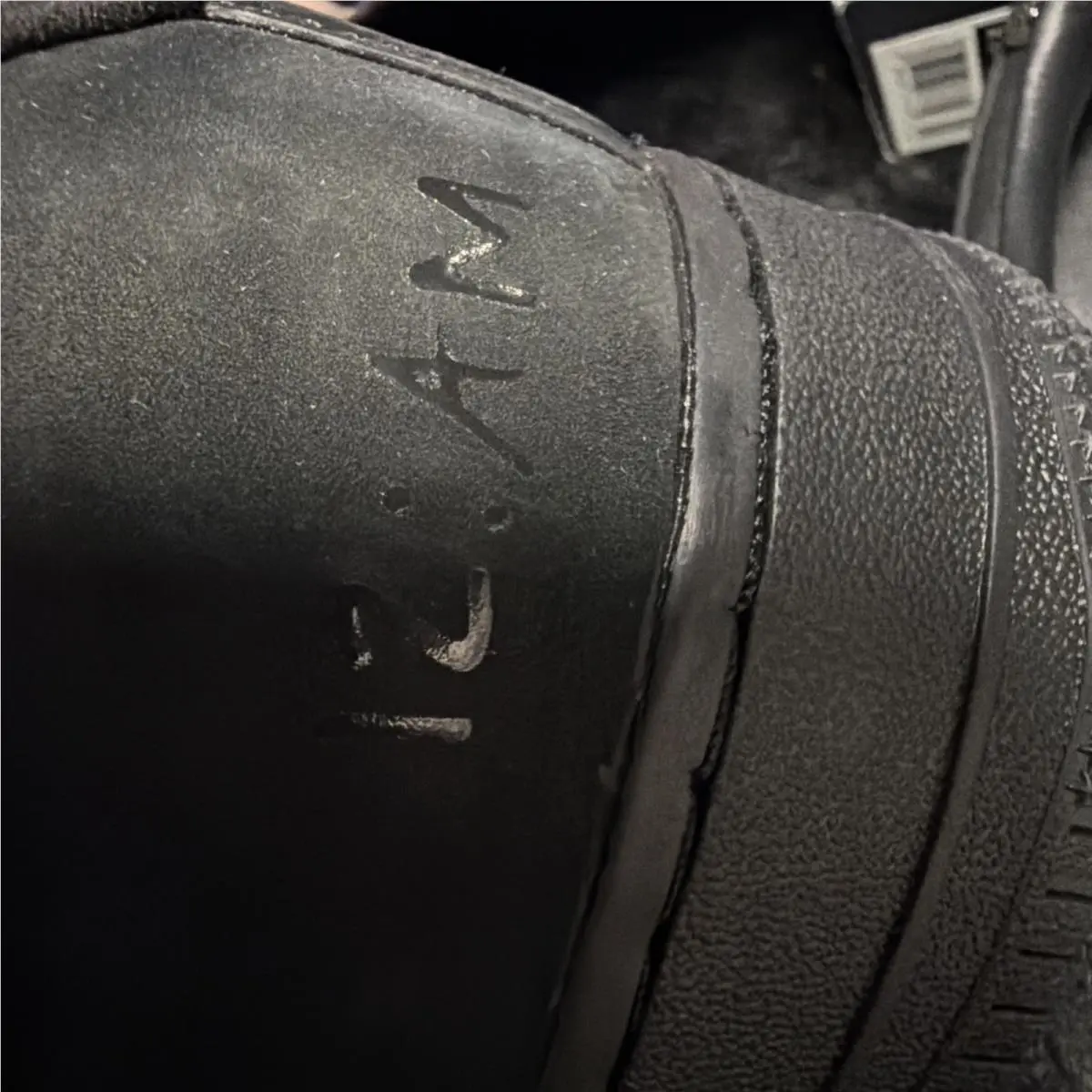 Nike shoes - Nike Air Force 1 - Air Force - IQ2711-001 - Black, Manufacturer: Black/Metallic Silver/Cobalt Bliss 5