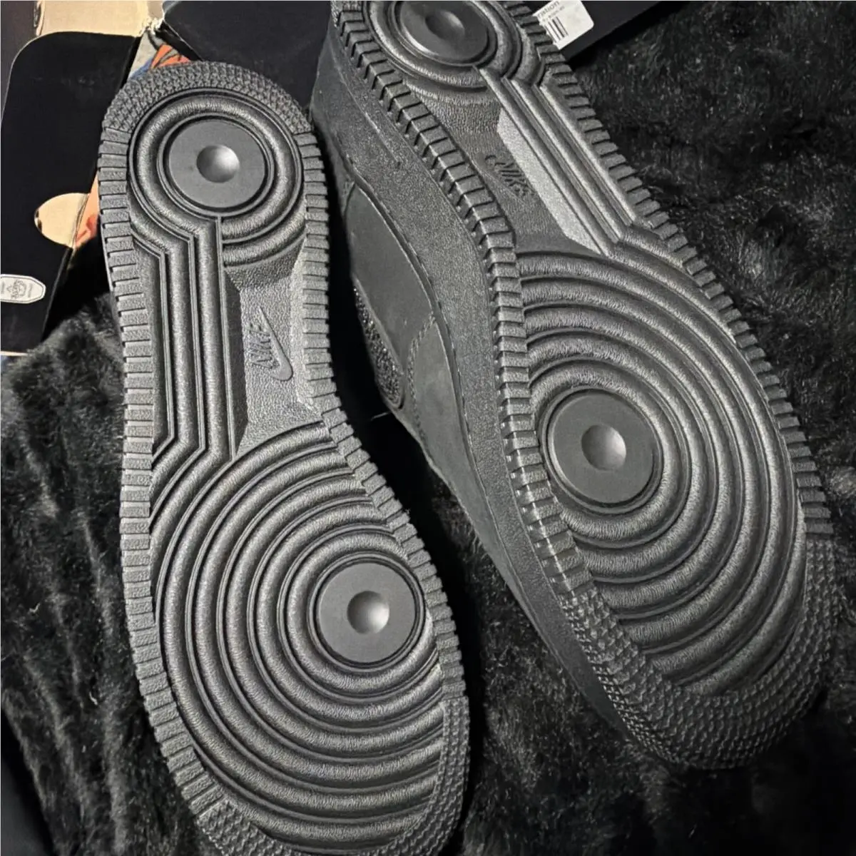 Nike shoes - Nike Air Force 1 - Air Force - IQ2711-001 - Black, Manufacturer: Black/Metallic Silver/Cobalt Bliss 6