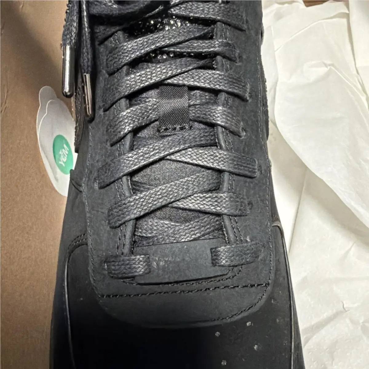 Nike shoes - Nike Air Force 1 - Air Force - IQ2711-001 - Black, Manufacturer: Black/Metallic Silver/Cobalt Bliss 7