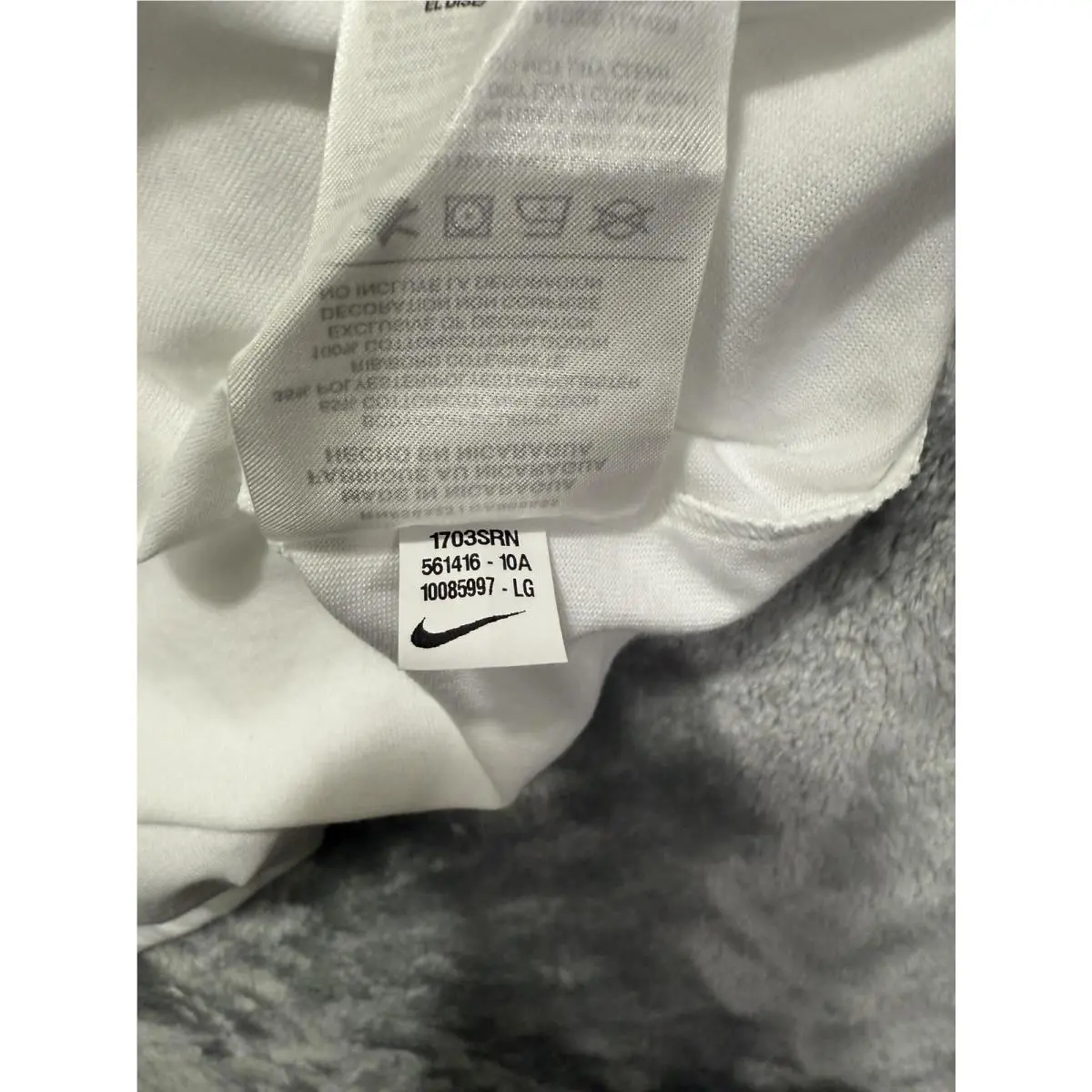 Nike clothing - Nike Dri-Fit - White (UPC: 0014389094901) 6