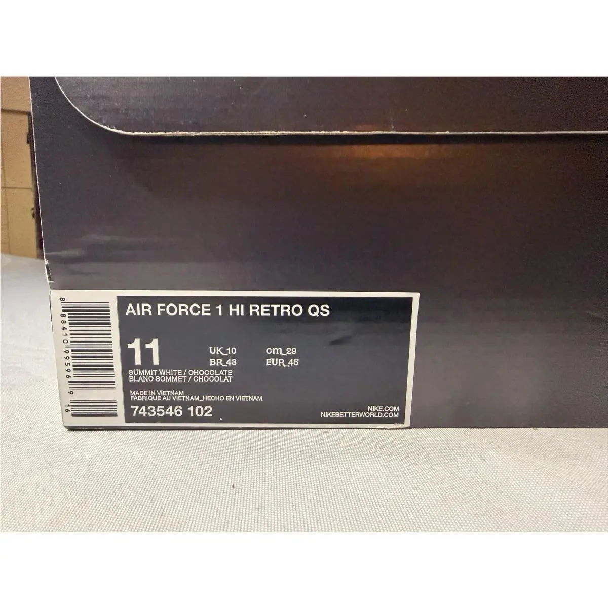 Nike shoes - Nike Air Force 1 - Air Force - 743546-102 - White 9