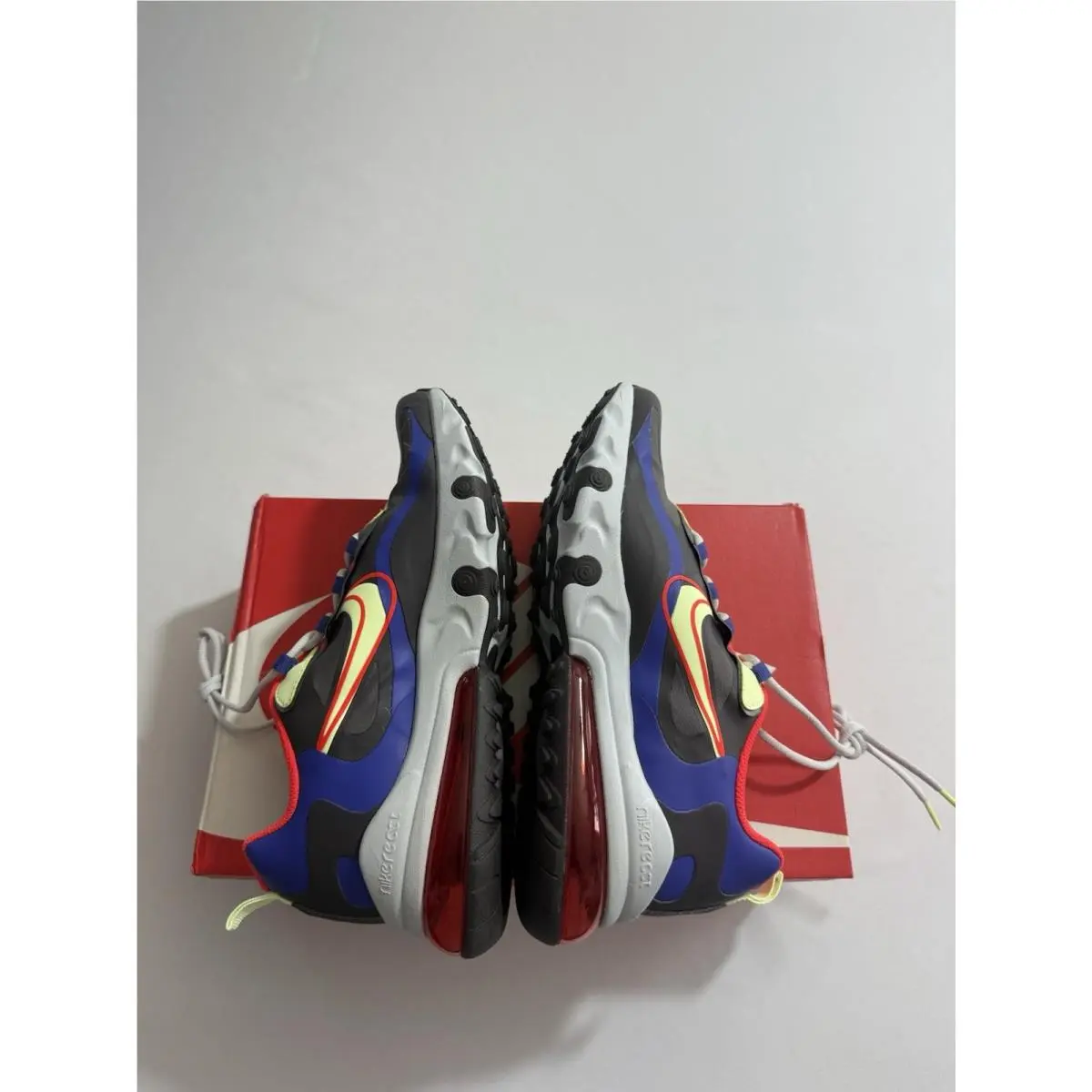 Nike shoes - Nike Air Max 270 React - Gray (UPC: 0193655323072) 4