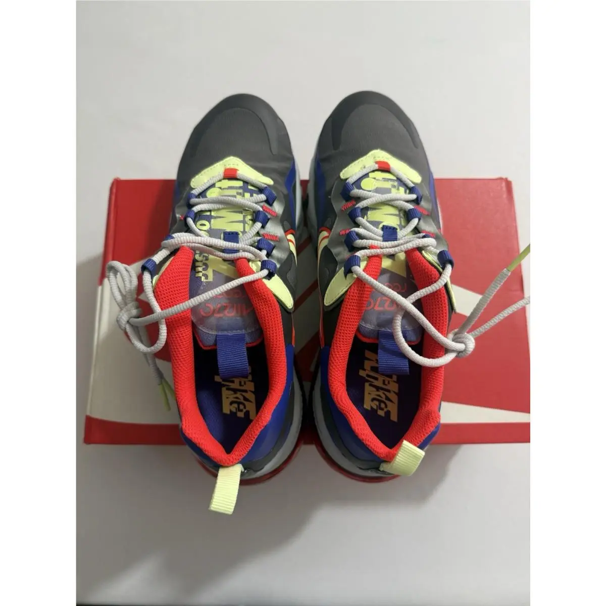 Nike shoes - Nike Air Max 270 React - Gray (UPC: 0193655323072) 5