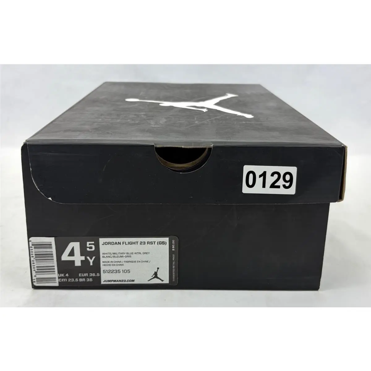 Nike shoes - Jordan Flight 23 RST (GS) - 512235 105 - White/Military Blue-Neutral Grey (UPC: 685068083099) 10